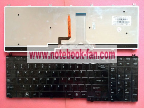 US keyboard backlit Toshiba Qosmio X500 X505 F60 F750 F755